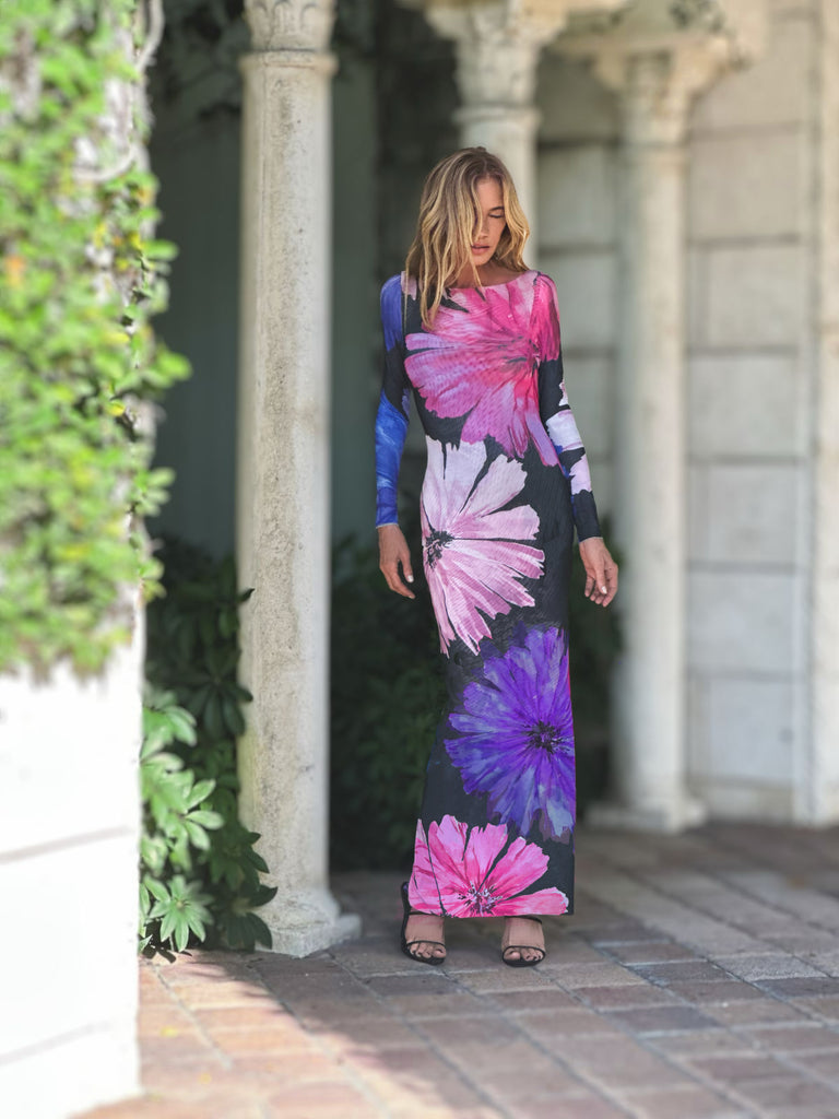 Mini-robe Paris Crocodile Électrique (Résille)