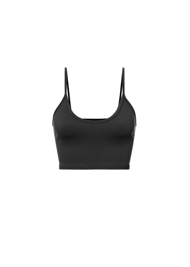 Rumi Scoop Neck Ribbed Bralette
