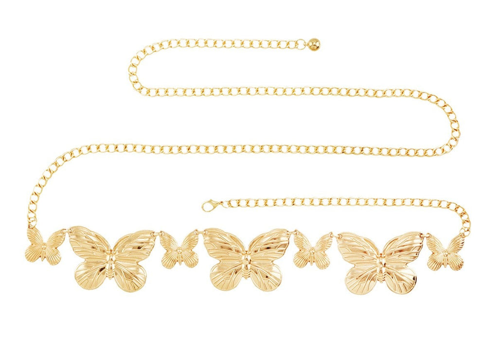 Ceinture chaîne papillon