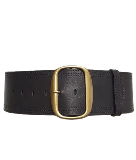 Julie Wide Belt Noir