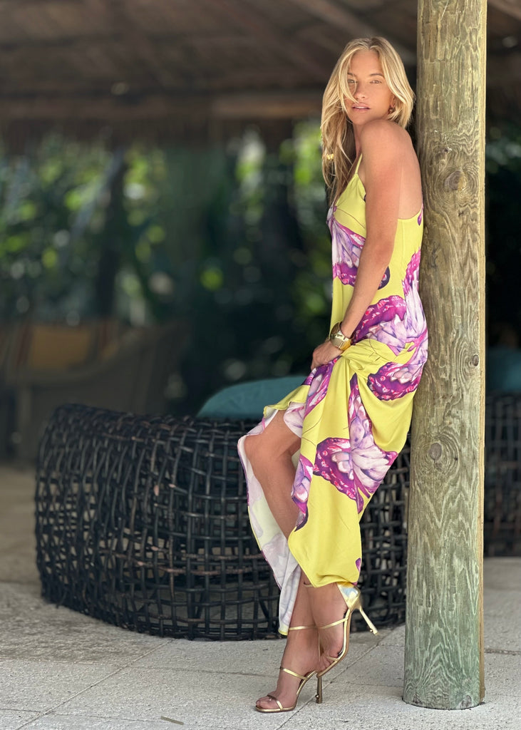 Robe Tara Lavande Orchidée