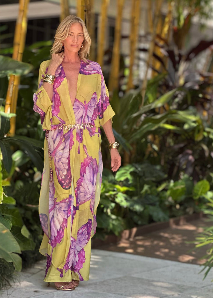 Erte Kaftan Citrus Butterfly