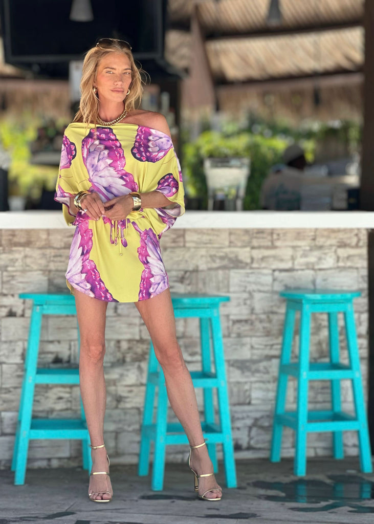 Gita Dress Citrus Butterfly