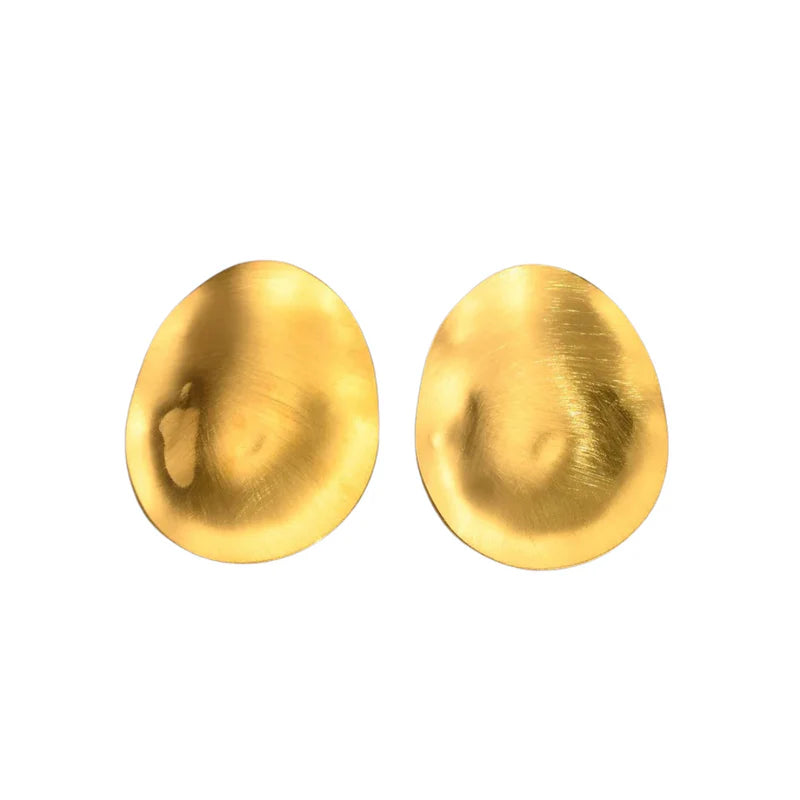 Vanessa Oval Statement Earrings