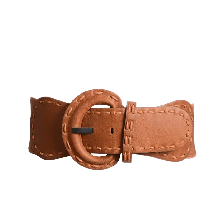 Ceinture chaîne en or ovale occidentale