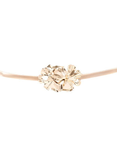 Gold Flower Stretch Belt