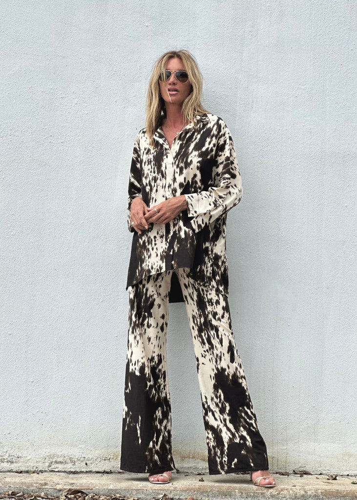 Pantalon Mandy MarronCacher