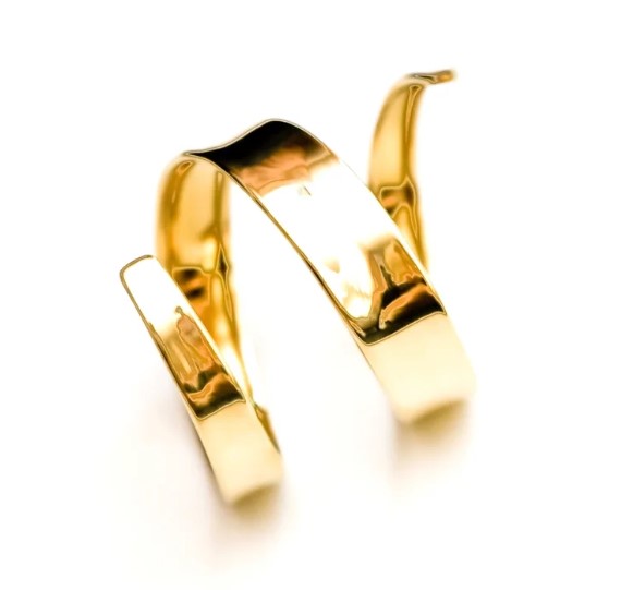 Aurora Spiral Gold Armlet