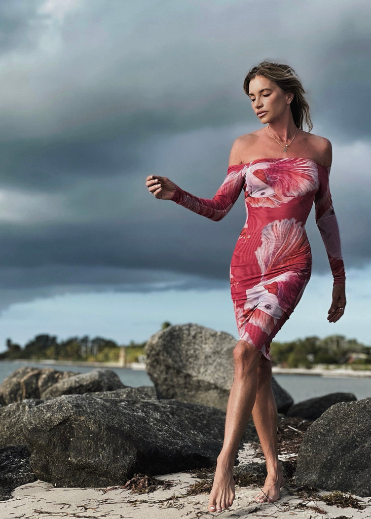 Adele Dress Fighter Fish