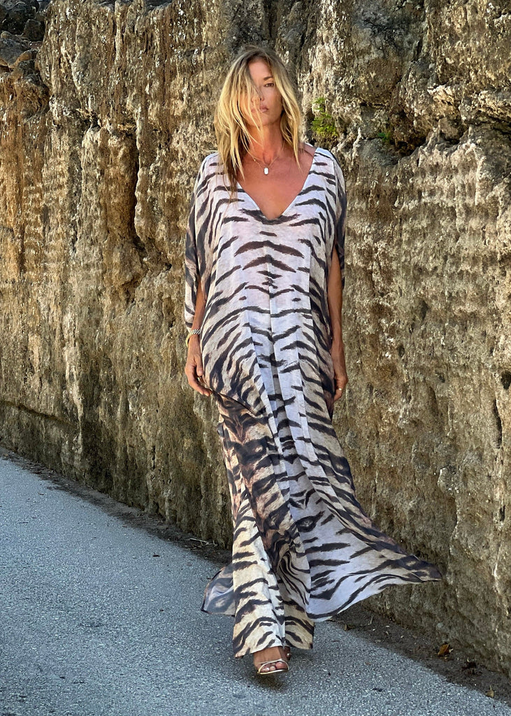 Stella Kaftan Faded Tiger